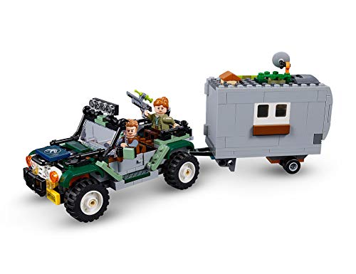 LEGO Jurassic World - Encuentro con el Baryonyx: La Caza del Tesoro Juego de Construcción con Dinosaurio de Juguete y Vehículo Todoterreno con Caravana, Novedad 2019 (75935) , color/modelo surtido