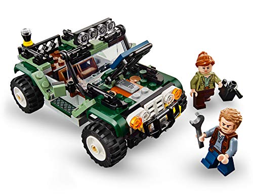 LEGO Jurassic World - Encuentro con el Baryonyx: La Caza del Tesoro Juego de Construcción con Dinosaurio de Juguete y Vehículo Todoterreno con Caravana, Novedad 2019 (75935) , color/modelo surtido
