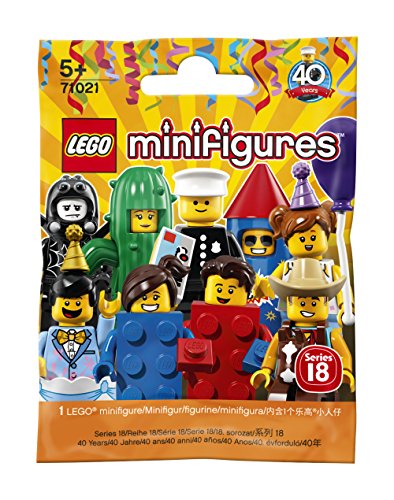 LEGO Minifiguras-71021 Minifiguras Fiesta, 18ª edición (71021)