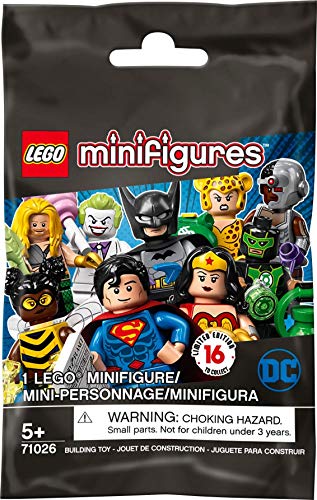 LEGO Minifigures DC - Super Heroes Series, Sobre Sorpresa con 1 Minifigura Coleccionable del Universo de Superhéroes de DC (71026)