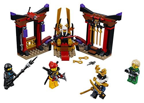 LEGO Ninjago - Duelo en la Sala del Trono, Juguete de Construcción con Minifiguras de Guerreros Ninja para Crear Aventuras para Niños y Niñas de 6 a 14 Años (70651)