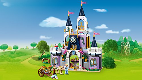 LEGO Princesas Disney - Castillo de Ensueño de Cenicienta, Juguete Creativo con Mini Muñecas y Figura de Caballo para Recrear las Escenas de la Película (41154)