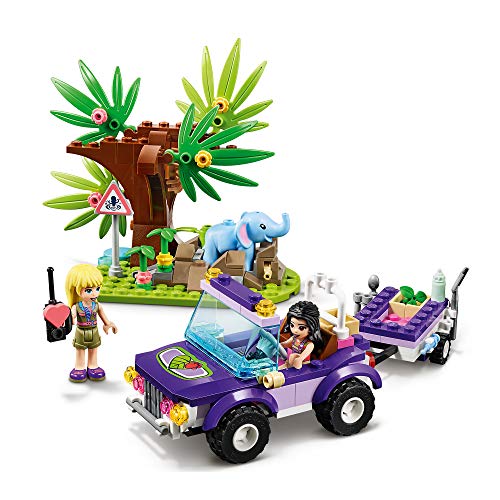 LEGO Pulse Theme Friends Rescate en la Jungla del Bebé Elefante Set de Juego con Stephanie, Serie Campamento de Aventuras, Multicolor (41421)