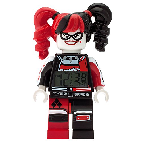 Lego - Reloj despertador de Lego The Batman Movie Harley Quinn para niño