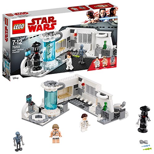 LEGO Star Wars - Cámara Médica de Hoth, Juguete de La Guerra de las Galaxias de Construcción con Minifiguras de Luke Skywalker y la Princesa Leia (75203)