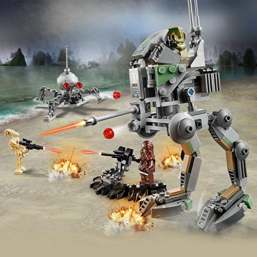 LEGO Star Wars - Caminante Explorador Clon (Edición 20 Aniversario), Juguete de Construcción de Scout Walker, Incluye un Caminante AT-RT (75261)