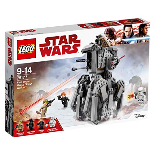 LEGO Star Wars - First Order Heavy Scout Walker, Juguete de Construcción de Vehículo de la Guerra de las Galaxias para Recrear las Aventuras de la Película (75177)