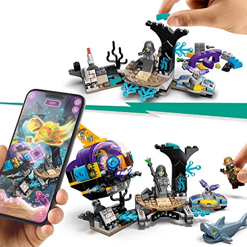 LEGO- Submarino de J. B. Hidden Side Aplicación AR, Set de Juego de Realidad Aumentada Multijugador Interactivo para iPhone/Android, Multicolor (70433)