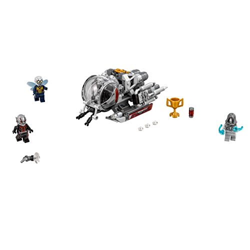 LEGO Super Heroes Exploradores del Reino Cuántico, juguete de construcción, incluye minifiguras de La Avispa, Ant-Man y Ghost (76109)