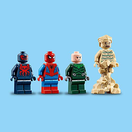 LEGO Super Heroes Reptadora de Spider-Man, juguete de construcción para recrear las aventuras del Superhéroe, incluye un vehículo con forma de Araña y varios villanos (76114) , color/modelo surtido