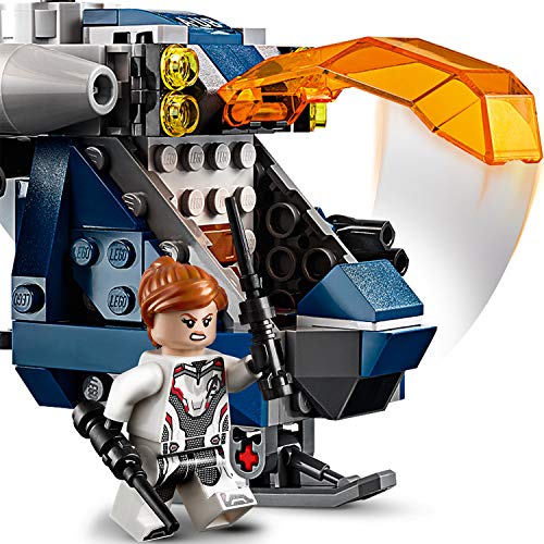 LEGO Super Heroes - Vengadores Rescate en Helicóptero de Hulk, Set de Construcción de Endgame, Incluye Minifiguras de Juguete de La Viuda Negra y Pepper Potts Entre Otros (76144)