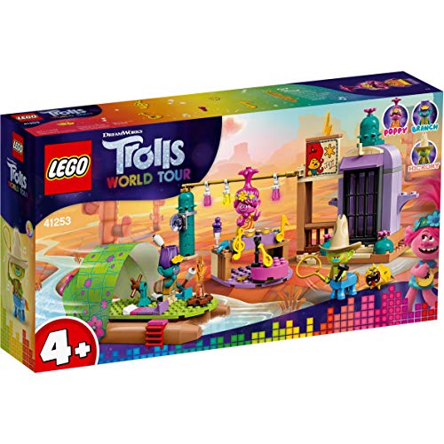 LEGO Trolls - Aventura en Balsa en Lonesome Flats, Set de Construcción de Barca con Minifiguras de Personajes de la Película, Incluye a Poppy, Branch y Hicory (41253)