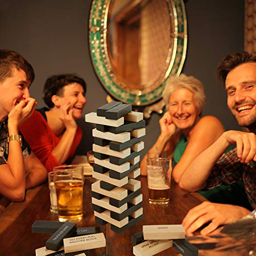 Lewo 54 Piezas Juegos de Beber con 36 Reglas Diferentes y Juegos para Adultos Party Game