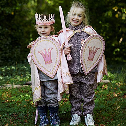 Liontouch 25101LT Escudo de Juguete de Espuma Reina Rosa para niños | Forma Parte de la línea de Disfraces para niños