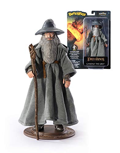 Lord of the Rings- Figura Bendyfigs El Señor de los Anillos Gandalf (Noble Collection 849421006839)