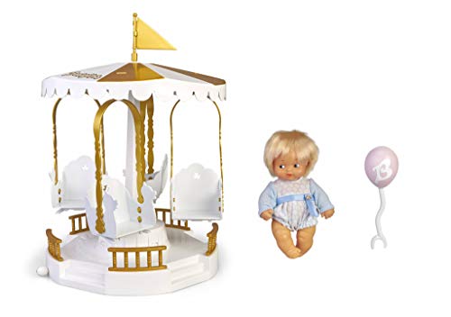 los Barriguitas- Carrusel Musical con Figura de muñeca bebé para niña (Famosa 700015806)