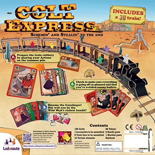 Ludonaute - Juego de tablero Colt Express