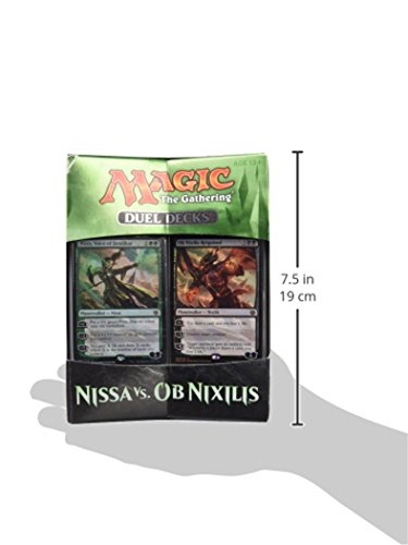 Magic The Gathering 14443 - Juego de Duelo de Cartas de Nissa vs. OB Nixilis