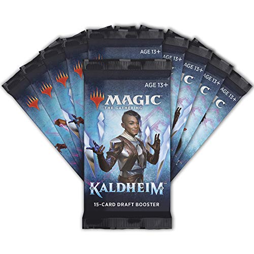 Magic: The Gathering Kaldheim Bundle, 10 borradores (150 Tarjetas mágicas) y Accesorios