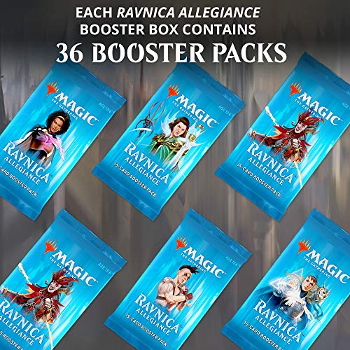 Magic: The Gathering Ravnica Allegiance Booster Box (36 Paquetes de Refuerzo)
