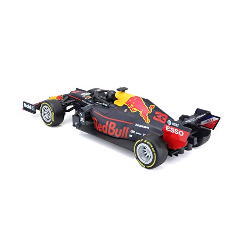 Maisto Tech R/C F1 Red Bull RB15 (2019): Coche teledirigido MAX Verstappen a Escala 1:24, Coche de fórmula 1, 2,4 GHz, Control de empuñadura de Pistola, 22 cm, Color Negro (582351)