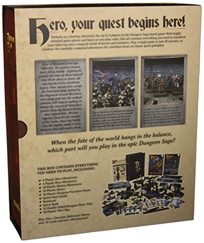 Mantic Games Juegos Marca MANTIC - Modelo MGDS01 - línea «Dungeon Saga The Dwarf Kings Quest» - Juego de Mesa estratégico de Aventuras con miniaturas de 28mm