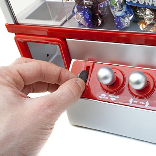 Máquina de caramelos máquina de caramelos pinza de caramelos pinza de pinzas máquina tragaperras roja