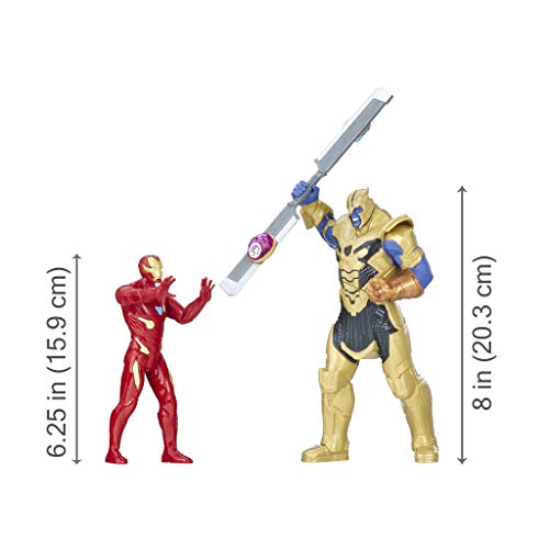 Marvel Avengers- Iron Man Vs. Thanos Set de Combate (Hasbro E0559105)
