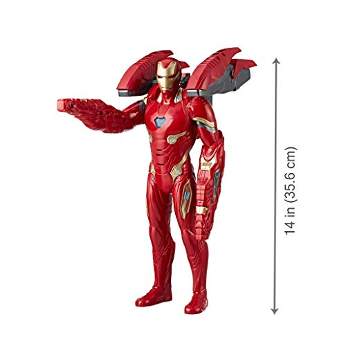 Marvel Hasbro Avengers – Infinity War Iron Man Mission Tech Titan Hero con Accesorio, diseño, Action Figure