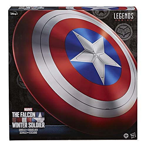 Marvel Legends- Réplica Escudo Capitán América (Hasbro F07645L)