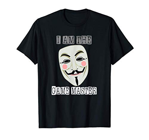 Máscara anónima Project Zorgo Game Master Camiseta