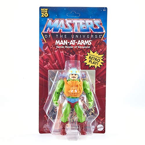 Masters of the Universe- Masters del Universo Los Orígenes Figura de acción de Man-At-Arms (Mattel GNN89)