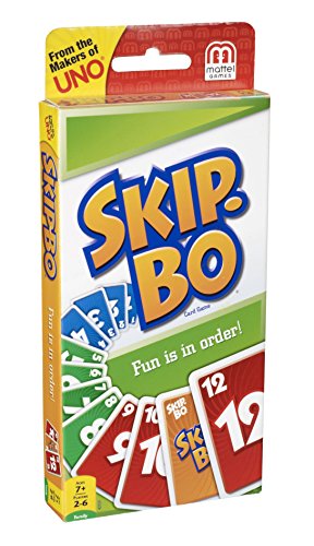 Mattel Games - Skip-Bo, Juego de Cartas (52370)