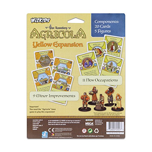 Mayfair Games Europe mfg72257 Agricola Game Expansion: Yellow (5 Figures), Multicolor