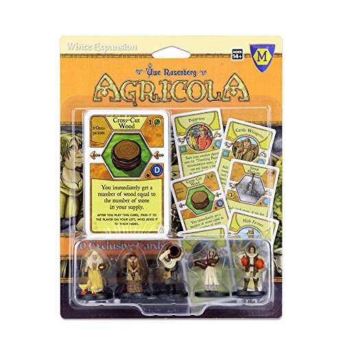 Mayfair Games Europe mfg72868 Agricola Game Expansion: White (5 Figures), Multicolor