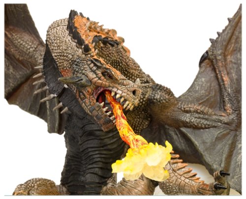 McFarlane Toys Dragons Series 1 Action Figure Deluxe Boxed Set Berserker Clan Dragon vs. Human Attacker Hard to Find!