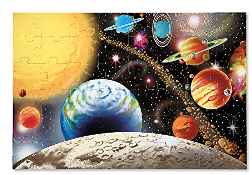 Melissa & Doug- Sistema Solar para el Piso Rompecabezas, 48 Piezas, Multicolor (10413)