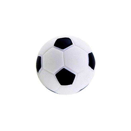 MINGZE 12 Piezas de fútbol de Mesa, Bolas de Repuesto para futbolín, Bolas de reemplazo de futbolín de Mesa de 36 mm, Juego de Bolas de fútbol de Mesa Blanco y Negro tamaño estándar