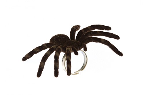 Miniblings Anillo de la araña tarántula Gran Anillo Anillo del Dedo tarántula Halloween XL