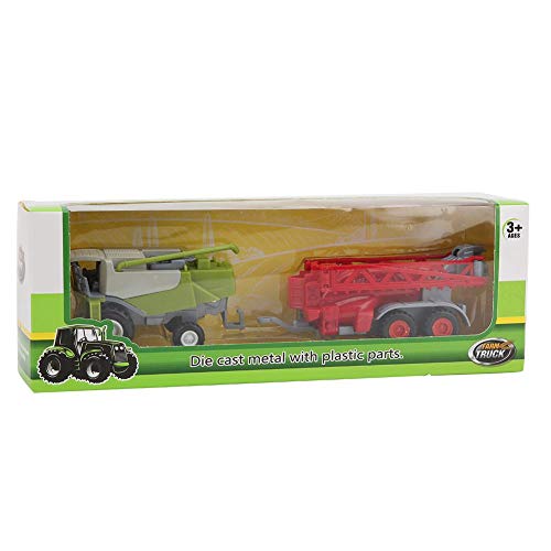 Modelo de coche agrícola Juguete Modelo de tractor agrícola Colección Aleación Juguete de coche Simulación Decoración de juguete (Spray Car)