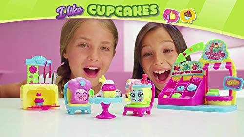 MOJIPOPS - I Like CupCake con 2 exclusivas figuras MojiPops y variedad de accesorios , color/modelo surtido