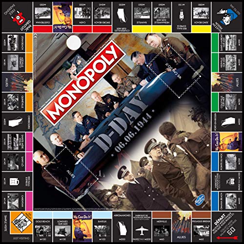 Monopoly D-Day - Juego de Mesa (versión bilingüe en inglés)