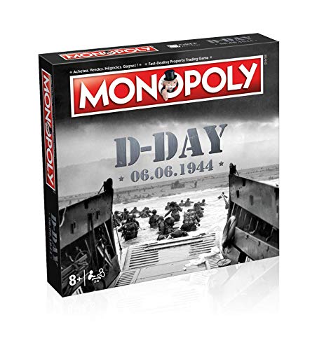 Monopoly D-Day - Juego de Mesa (versión bilingüe en inglés)