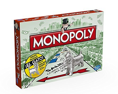 Monopoly Hasbro Gaming - Juego de Mesa clásico, versión española (Hasbro 00009546)