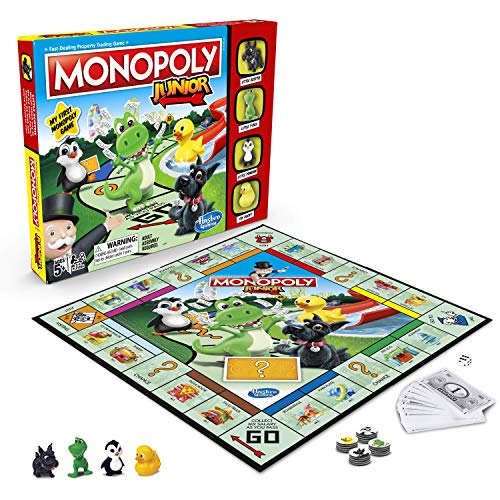 Monopoly Juego de Mesa Junior (en inglés)