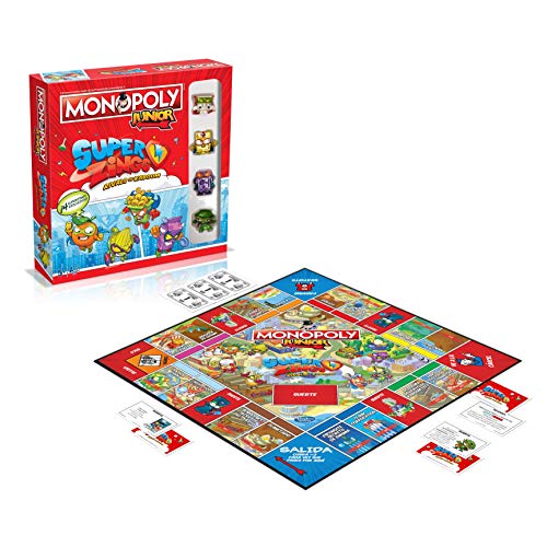 Monopoly Junior SuperZings - Juego de Mesa - Versión en español