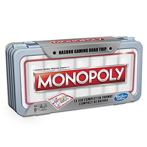 Monopoly Road Trip – Juego de Viaje – Versión Francesa