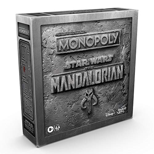 Monopoly: Star Wars The Mandalorian Edition Juego de Mesa, Protege al niño (Baby Yoda) de los Enemigos imperiales
