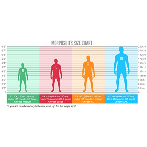 Morphsuits- Msuit Disfraces para adultos, Color verde, XL (STSGRX)