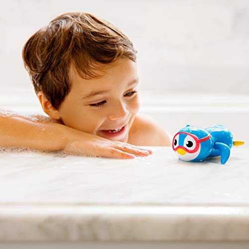 Munchkin - Pingüino buzo nadador para la hora del baño, color azul